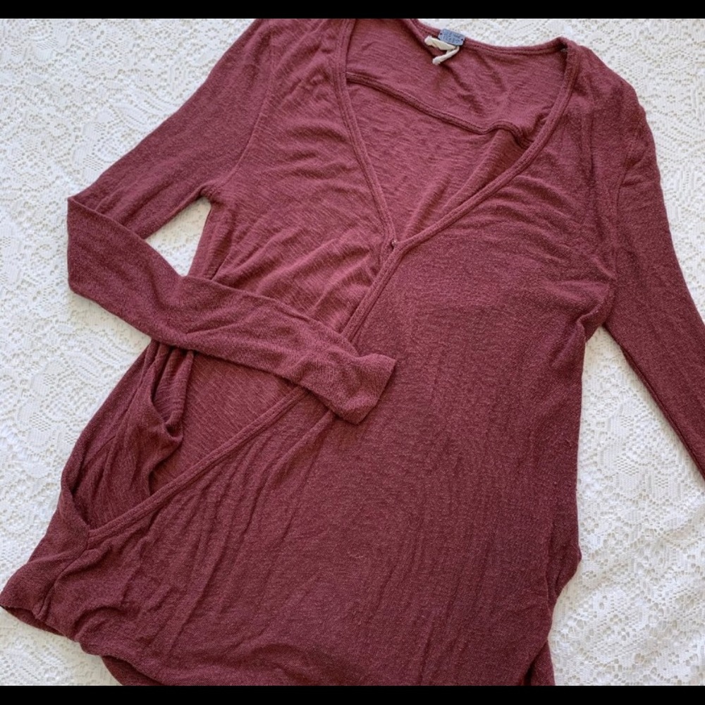 Free people long sleeve sweater